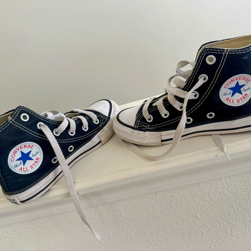 Converse Youth Black High-Tops size 11
